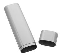 COLLBATH Portable Stainless Steel Cigar Case with Airtight Seal Dual Cigar Holder with Transparent Window for Easy Monitoring Travel Cigarette Storage Box for Pocket and Outdoor Use