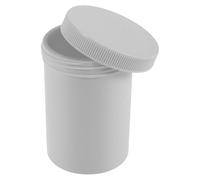 COLLBATH Portable White Hearing Aid Box with Protective Shockproof Plastic round Design, Dehumidifier and Dryer for Travel and Vacation Use, Compact Storage and Maintenance Canister
