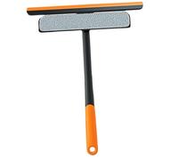 COLLBATH Portable Window Screen Cleaning Kit with Ergonomic Handle Multi-functional Screen Scrub Brush for Bathroom Kitchen Balcony Wear-resistant with Replacement Heads and Hanging Design