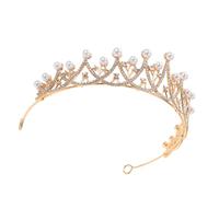 COLLBATH Princess Wedding Crown Vintage Baroque Rhinestone Bridal Tiara Crystal Queen Headpiece for Bride Hair Accessories Wedding Party