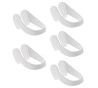 COLLBATH Professional Nose Clamps Comfortable Nose Plugs for Swimming and Sleep 5 Boxes Silicone and PC Box Storage