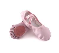 COLLBATH Professional Sole Ballet Shoes for Breathable Material and Elastic Band Non-Slip Lightweight Dance Slippers for Ballet Yoga Jazz Modern and Folk Dance Pink