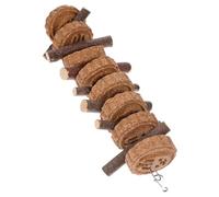 COLLBATH Rabbit Chew Natural Biting for Small Pets Durable Hanging Hamster Chewing for Teething Bunnies Gerbils and Guinea Pigs Promotes Healthy Teeth and Hours of Fun