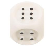 COLLBATH Raised Dot Braille Dice for Blind Board Games Plastic Tactile Dice with Raised Dots Lightweight Accessible for Visually Impaired Players Educational and Portable for Inclusive Play