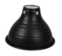 COLLBATH Reflector Heat Lamp Cover for Reptile Box Iron Lampshade with Insulation Easy Installation Enhances Light Utilization for Lizards Geckos and Tortoises Energy Saving