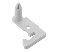 COLLBATH Refrigerator Door Stopper Hook - 53mm/2.1inch Length Limits Door Over-Opening - Plastic Fridge Hinge Stabilizer Replacement Part for Kitchen Appliance Easy Installation