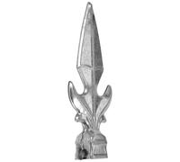 COLLBATH Resistant Iron Fence Finial Pointed Topper for Garden Decorations Gate Finials with European Style Design Outdoor Fence Post Caps for Security and Aesthetic Enhancement