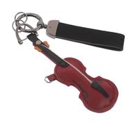 COLLBATH Retro Violin Pendant Keychain Metal Music Ornament for Musicians Lightweight Instrument Charm for Backpack Purse School Bag Decoration Thoughtful Gift for Violinists and Music