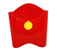 COLLBATH Reusable French Fry Holder Snack Box Cup Red Portable Small Snack Container for Food Storage for Travel and Outdoor Use