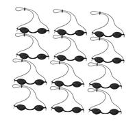 COLLBATH Reusable Silicone Eye Shades 12pcs Protective Eyewear for Women Sunbed Goggles Sleep Mask Uv Light Therapy Skin Care