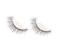 COLLBATH Reusable Thick Self Adhesive Long False Eyelashes Natural Look Fake Lashes Extension Tools for Daily Use Party Wedding with Spare Glue Strips