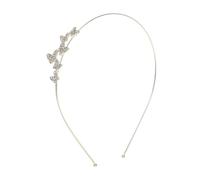 COLLBATH Rhinestone Butterfly Hairband Elegant Alloy Head Jewelry for Women Stylish Decorative Hair Accessory for All Hairstyles