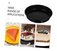 COLLBATH Round Carbon Steel Non-Stick Baking Pan Deep Cake Pizza Plate for Cheesecake Brownie Baking Smooth Surface Easy Clean Household Kitchen Essential
