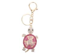COLLBATH Rtoise Pendant Tortoise Key Chain Ring Mirror Keyring Fashionable Diamond Turtle Pendant