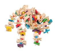 COLLBATH Rustic Parrot Chew Natural Corn Bird Plaything for Cage Hanging Promotes Beak Grinding and Physical Activity Practical Bird for Parrots