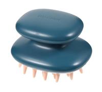 COLLBATH Scalp Exfoliate Brush Shampoo Hair Scalp Massager for Wet and Dry Hair Handheld Silicone Massage Comb with Soft Bristles to Stimulate Blood Flow Remove Oil and Dust for Stress