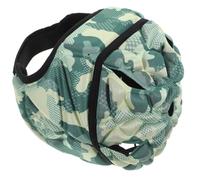 COLLBATH Scrum Cap Rugby Helmet Youth Protective Headgear with Breathable Eva Sponge and 3d Hollow Ear Design Adjustable Elastic Cord for Football Soccer Training