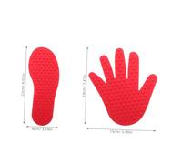 COLLBATH Sensory Floor Mats with Tactile Hand and Foot Prints for Kindergarten Soft Non-Slip for Coordination Balance and Sensory Integration Development