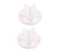 COLLBATH Set of Round Pill Boxes Pp Plastic Medicine Holders Compact Organizers for Travel Home Use