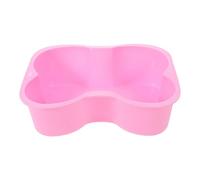 COLLBATH Silicone Baking Mold Pink for DIY Cake Making, Bone Shaped | Easy Release, Reusable and Easy Cleaning, Home Use for Daily Baking, Romantic Style