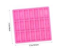 COLLBATH Silicone Domino Mold for Cake Baking Flexible Fondant Molds Candy Chocolate Tool Domino Tiles for Cupcake Decoration Dishwasher Oven Safe
