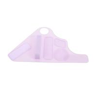 COLLBATH Silicone Makeup Artist Wrist Strap with Face Palette and Brush Organizer Flexible Comfortable Cosmetics Plate for Foundation Mixing and Wrist Support Essential Multifunctional