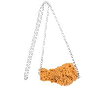 COLLBATH Simulation Fried Chicken Pendant Necklace Unique Food Model Accessory Chain for Hip-Hop Fashion and Daily Wear