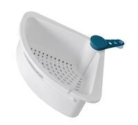 COLLBATH Sink Storage Basket Suction Cup Kitchen Strainer Colander Plastic for Draining and Organizing Fits Sinks Random