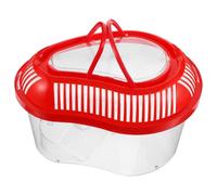 COLLBATH Small Fish Transport Container Fun Portable Tank Plastic Fish Bucket Beach Vacation Essentials For Kids Beach Must Haves Crab Catching Kit Red