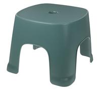 COLLBATH Small Green Plastic Foot Stool for Non-Slip Bathroom Step Stool for Toilet Training and Shower Use