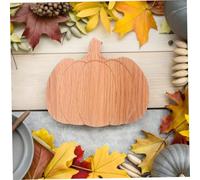 COLLBATH Small Oak Pumpkin Charcuterie Board for Halloween and Thanksgiving Compact Wooden Cutting Platter for Bread Cheese Meat and Vegetables Easy to Clean Seasonal Serving Tray for