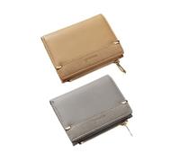 COLLBATH Small Purse Card Slots Fashion Wallet for Woman Short and Compact Bi-fold Purse