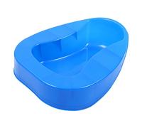 COLLBATH Squatting Pan and Integrated Injection Molding Thickened Blue Plastic with Strong Compression Resistance Bed for Elderly Bed Use and Convalescent Patients