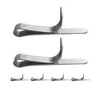 COLLBATH Stainless Steel Cake Ring Clips Set for Baking Extendable Mousse Rings Pastry Mold Fixing Buckles for Cheesecake Cookies and Desserts