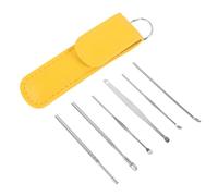 COLLBATH Stainless Steel Earwax Removal Tool Durable Ear Pickers with Ergonomic Handles Comfortable and Portable Ear Cleaning Kit for Adults Reusable and Safe Home Supply