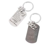 COLLBATH Stainless Steel Keychain Lanyard for Graduation Bachelor's Cap Keyring Keyring Rings