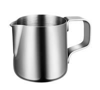 COLLBATH Stainless Steel Latte Art Milk Frothing Cup Home Coffee Pitcher for Cappuccino Lovers Easy to Clean Dishwasher Safe Silver
