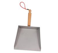 COLLBATH Stainless Steel Mini Desktop Dustpan Small Lightweight Kitchen Dust Pan for Home Tabletop Cleaning Narrow Spaces Silver