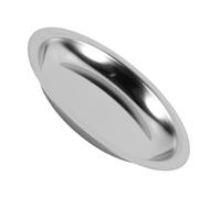 COLLBATH Stainless Steel Round Tea Bag Coaster Saucer for Table Protection Anti-drip Metal Tea Cup Holder with Stylish Design and Home Use