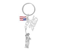 COLLBATH Statue of Keyring York Souvenir USA Flag Ornament Chic Metal Decoration