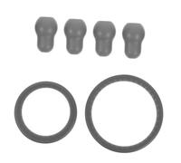 COLLBATH Stethoscope Ear Tip Replacement with Soft Pediatric Diaphragm Membrane Gray Accessories for Cardiology Comfortable and Compatible with Multiple Models