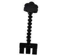 COLLBATH Stick Cats Buddy Name Small Organization Photo Holder Treat Dogs Train Product Tag Grooming Code Plush Accessories Attachment Clip Pet Food Clip on Phone Black