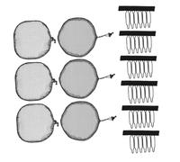 COLLBATH Stretchable Wig Mesh Net Caps for Making Wigs Breathable Elastic Dome Caps Comfortable Hairnet Headgear for Costume Parties and Everyday Use Variety Pack