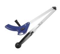 COLLBATH Sturdy Foldable Garbage Picker with Swiveling Precision Claws and Stainless Steel Construction, Easy Storage Grabber Tool for Retrieving Fallen Items and Reaching High Shelves,