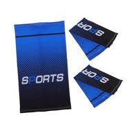 COLLBATH Summer Cooling Anti-slip Ice Arm Sleeve and Face Cover for Outdoor Sports Elbow Protective Guard with Ergonomic Design Breathable UV Sun Block