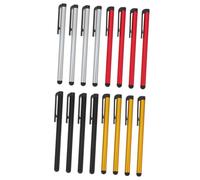 COLLBATH Tablet Stylus Pen Set with High Sensitivity Capacitive Touch Screen Pens 16pcs Portable Aluminum Alloy and Rubber Construction, for Playing Games and Checking Your Email