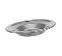 COLLBATH Teabag Dish Metal Holder Round Tea Bag Container Teabag Organizer Tea Storage Saucer Sturdy and Easy to Clean