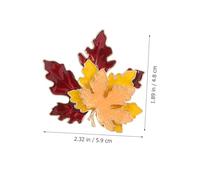 COLLBATH Thanksgiving Napkin Rings Metal Maple Leaf Buckle for Party Table Decoration Autumn Leaves Design for Weddings Dinners Holidays and Festive Gatherings