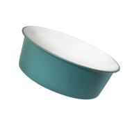COLLBATH Thickened Round Plastic Washbasin for Bathroom and Kitchen Multi-use Face Cleansing and Dish Basin Portable Wear-Resistant Washbowl with Fine Texture for Home and Dormitory Use