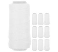 COLLBATH Threading Machine Thread 10 Rolls Thick Cotton Thread for Hair Removal Multi-Purpose Face Epilator Eyebrows Upper Lip Chin